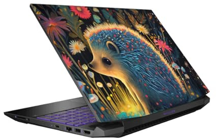Head Case Designs Officially Licensed JK Stewart Little Hedgehog Graphic Collection Vinyl Sticker Skin Decal Cover Compatible With HP Pavilion 15.6 15-dk0047TX