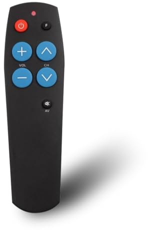 Universal Big Button TV Remote Control for Elderly Senior with Dementia, Easy Simple Jumbo Key Replacement Remote for Major Brands Television like Panasonic Sharp Sony Samsung LG