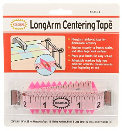 Colonial Needle LongArm Centering Tape, 14'