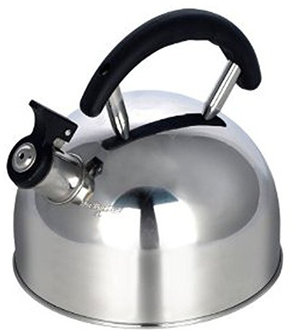 Pendeford Stainless Steel Whistling Kettle – Fast Boil Stovetop Tea Kettle with Loud Whistle, Easy Pour Handle & Hob Compatible – Premium Stainless Steel Build – 2L Silver