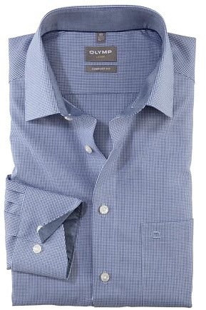 OLYMP homme chemise business à manches longues Luxor,comfort fit,New Kent,royal 19,42