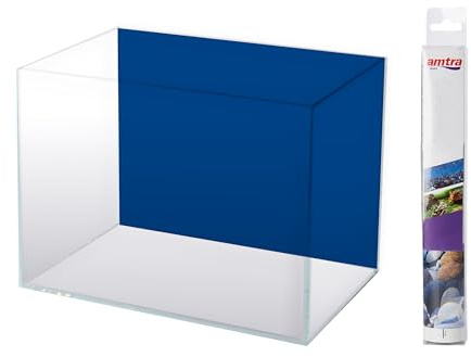 Amtra A8011581 Doble Negro y Blue Blister Background, 45 x 100 cm