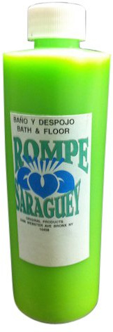 Original Botanica Rompe Saraguey Bath and Floor Wash Spiritual Cleansing Negative Energy Protection Herb Purification, 8oz