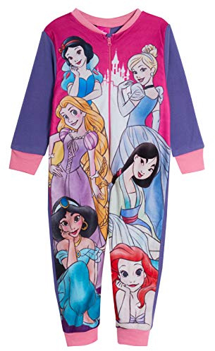Disney Grenouillère Princesse Fille Pyjama Combinaison Polaire Enfant 3-4 Ans
