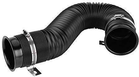 Akozón Tubo de Entrada de Aire, 76 Mm, 3 Pulgadas, Tubo de Entrada de Aire Frío Universal para Coche, Kit de Manguera de Tubo de Conducto Flexible Negro para Reemplazo de Manguera de Entrada de Aire D