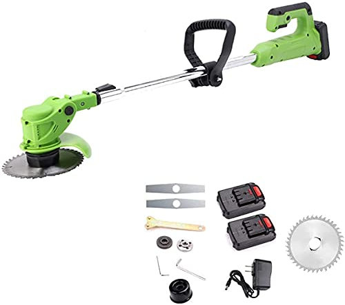 Tondeuse à Gazon électrique portative désherbeur agricole sans Fil, Tondeuse à Gazon portative, désherbeur sans Fil, Outil d'élagage de Jardin, débroussailleuse, Lithi Rechargeable