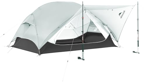 Naturehike Mongar UL Ultralätt Vindtätt Vattentätt Trekkingtält Dubbelt Bärbart 1/2 Person 3-4 Säsong för Camping Vandring
