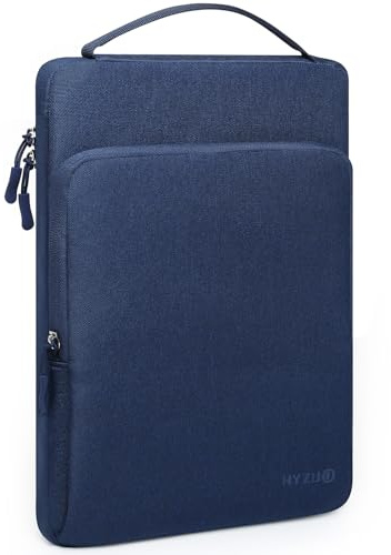 HYZUO 17-17,3 Tum Laptopväska för 17 17,3 HP/Dell/Lenovo/ASUS/Acer/LG/MSI Gaming Laptop/Razer Blade 17/18, Notebook Portfölj Fodral Väska för Män och Kvinnor, Marinen Blå