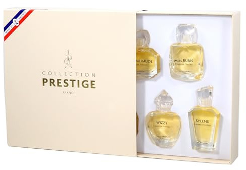 Charrier Parfums Collection Prestige - Gift set of 5 miniaturen Eaux de Parfum, 50 ml