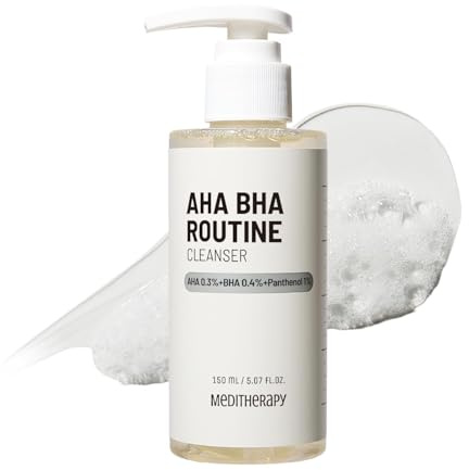 Meditherapy AHA BHA Routine Cleanser ist ein mildes, saures Reinigungsmittel mit AHA und BHA, das abgestorbene Hautzellen sanft entfernt und so raue Haut glättet und verfeinert.