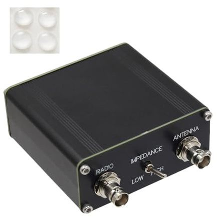 Tuner d'antenne manuel efficace pour les amateurs de radio amateurs et les utilisateurs courts en alliage d'aluminium de 40 m à 10 m