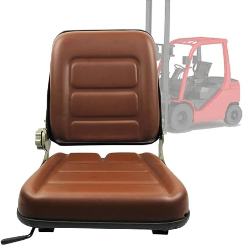 Sedile Trattore con Schienale Regolabile, Trattorino Tagliaerba per Escavatore, Carrello Elevatore, Minipala, Tosaerba, Sedile Meccanico Pesante