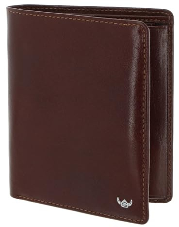 Golden Head Leder Geldbörse Colorado RFID Protect Kombischeintasche 1249 Tabacco braun