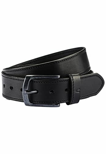 camel active Herren Gürtel Schwarz, menswear-L