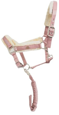 CALEVO - Set Stallhalfter Faux FUR + Strick HORSECLUB