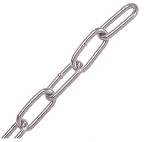 Edelstahlkette, langgliedrig 4mm - Meterware