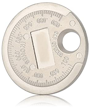 Strumento Gap Plug Gap, Gapper Gauge Wire Plug Gap, Candela Gap Gauge Strumento di misurazione Filo Candela Gap Gauge Strumento Scala da 0,020 a 0,100 pollici..