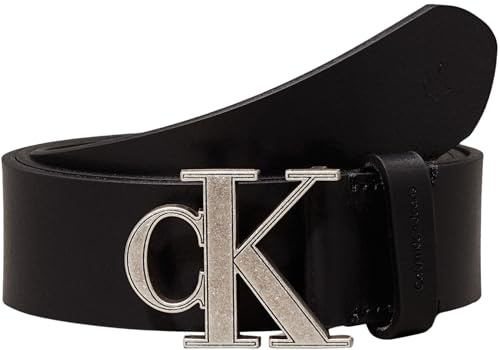 Calvin Klein Herren Gürtel Monogram Hardware 3.5 cm Ledergürtel
