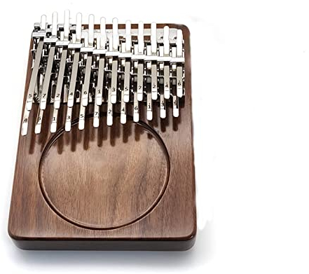 Anfänger Kalimba Kalimba 24 Key Black Walnu Chromatische Klaviertasteninstrumente