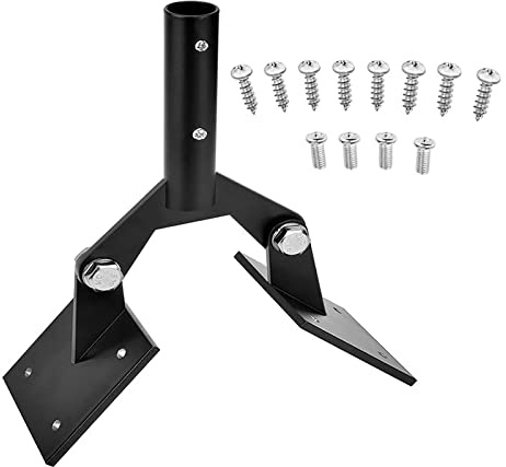 SPORTARC Wetterfahnen-Halterung für den Garten, Stahl, mit Hardware, verstellbare Wetterfahnen-Halterung, Dachwetterfahnen-Halter-Set für Dächer