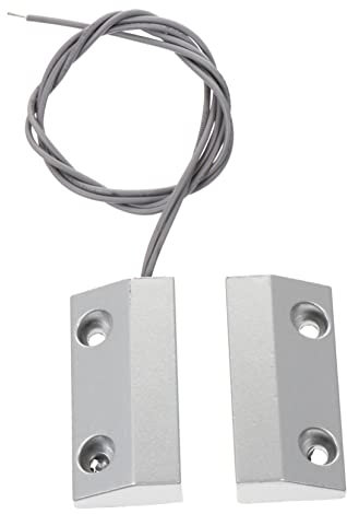 Gadpiparty Magnetico Allarme Per Porta Finestra in Lega Di Resistente Dispositivo Di Rilevamento Per Di Sicurezza Uso Porte e Finestre Mobili