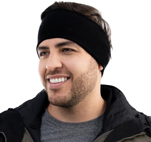 Avantic Baby Alpaca Wool Headband – Lightweight Winter Ear Warmer for Running, Skiing & Cold Weather