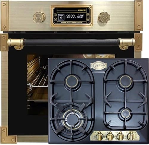 Kaiser Kit four EH 6427 AD+KG 6325 Em encastrable - Four 73 L 60 cm + cuisinière à gaz encastrable 60 cm - 4 nombre de zones de cuisson