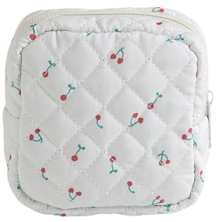 TENYELE Portafoglio da donna multiuso per forniture mestruali Pratica borsa per riporre assorbenti igienici per organizzare articoli per la cura individuale Supporto in tessuto morbido, B, Taglia