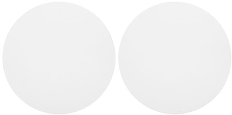 HOMSFOU 2pcs Round Acrylic Ceiling Light Diffuser Panels Flat Lampshade Covers for Even Lighting and Space-Saving Modern Ceiling Lamp Shade Replacement