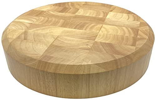 Zodiac ZODNATEN09 Rundes Hirnholz Schneidebrett, 30 cm