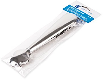 Supreminox 2020 - Pinza de acero inoxidable con muelle extra largo, 19 cm, color plateado