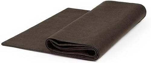 The Felt Store Bastelfilz Meterware 1,6mm Braun, Filzstoff Länge 2 m, Breite: 1,8 m