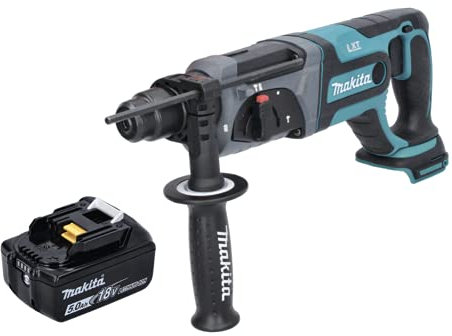 Makita DHR 241 Batterie 18 V Li-ion Batterie Marteau perforateur avec 1 x 5 Ah