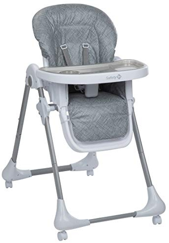Safety 1st High Chairs for Babies and Toddlers, 3-In-1 Grow and Go with Tray and Adjustable Seat, Birchbark