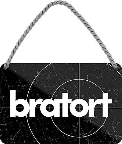 schilderkreis24 Blechschilder Kollektion 18x12cm – Lustige Grillsprüche: BBQ-Deko & Geschenkideen für Grillfans (BRATORT)