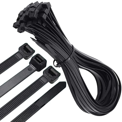 Long Heavy Duty Zip Ties 22 inch with 120 Pounds Tensile Strength Strong UV Resistant Big Cable Ties Environmentally friendly Industrial quality Black 50 pack