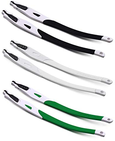 SOODASE Schwarz/Weiß/Grün Gummi Ersatz weißer Rahmen Für Oakley Crosslink Brillengestell