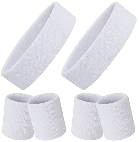 ONUPGO Lot de 6 bandeaux anti-transpiration pour femmes, hommes, filles, garçons pour la gym, l'entraînement et le yoga, super confortables, pour le sport
