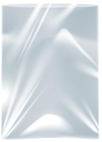1 x XX Grand Sac de Rangement en Plastique Transparent Très Résistant - 83 cm x 111 cm, 114 μm - Imperméable, Propre, Solide et Durable (Lot de 1)
