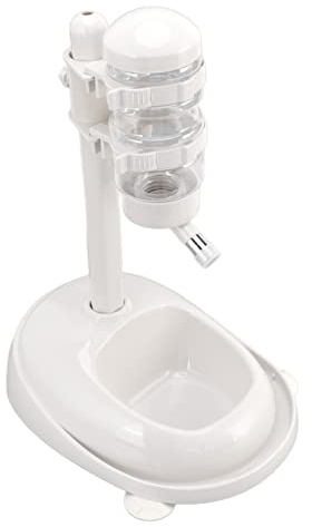Comedero de agua para mascotas, comedero de agua ajustable en altura para perros, evita resbalones para uso al aire libre