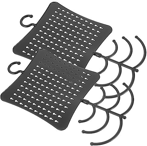 Baluue 2stücke Schmuckaufhänger Zum Aufhängen Wand Schmuckorganisierer Für Ohrringe Und Halsketten Hängender Schmuckhalter Aus Hochwertigen Materialien Platzsparendes Design Für Übersicht