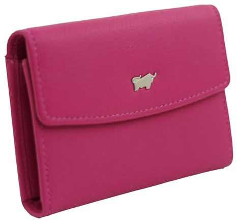 BRAUN BÜFFEL Leder Geldbörse Joy Mini Zip Wallet Passionfruit Purpur
