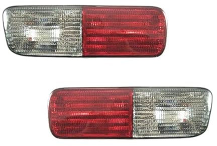 CHROX Für Land Rover Discovery 2, Xfb000720 1 Paar Reflektor für hintere Stoßstange, Blinker, Bremsleuchte, Rückfahrleuchte Auto Heckstoßstangenleuchte