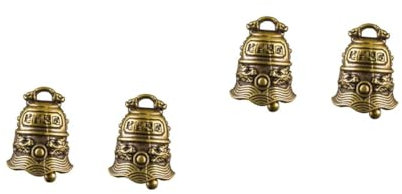 Alipis 2 Sätze 2 Sets Partygeschenk Bunco Bell Mini Glocken Zum Basteln Kuhglocken Anhänger Ring Glocke Handglocke Bastelglocken Türglocken Ring Glockenspiel Hängende Glocke 2 Stück * 2