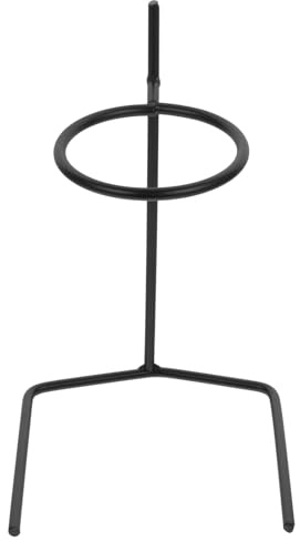 Baluue Supporto per Filtro da Caffè in Acciaio Inox Spesso Nero Portafiltro Stabile per Casa Bar e Caffetterie Supporto Creativo e Resistente per Macchina da Caffè Americano