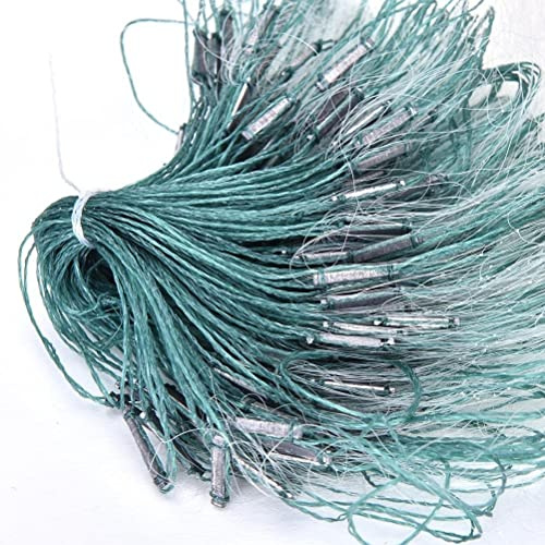 Monofilamentfiskerulle 1 st 3 lager monofilament Gill fisknät med flytande fiskfälla nylon 25 m tillbehörsverktyg
