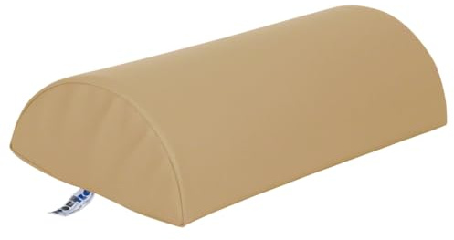 Sport-Tec Halbrolle Lagerungsrolle Lagerungskissen mit Kunstlederbezug 50x25x12,5 cm