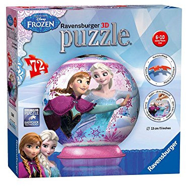 Ravensburger 12173 - Disney: Frozen (engl.) - 72 Teile Puzzleball für Kinder