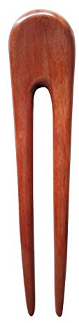 Marycrafts Haarkamm Haarschmuck aus Holz, 14 cm, Braun, Einfarbig, Klaue, Damen, Erwachsener