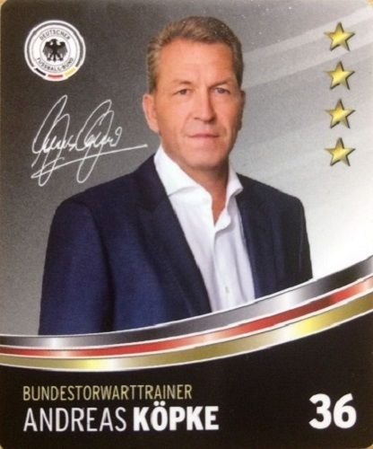Rewe DFB Sammelkarten EM 2016 Auswahl aus allen 36 und Sammelalbum oder alles komplett (Nr 36 Andreas Köpke)